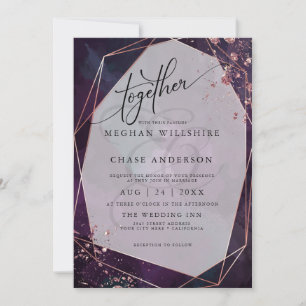 HOCHZEIT Dusty Plum Lila Jaspé