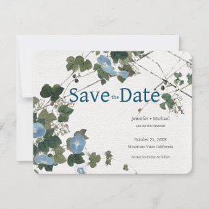 Hochzeit Ehe Kalligrafie Blumen Schwarz Weiß Save The Date