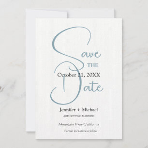 Hochzeit Ehe Minimalistische Kalligrafie Schrift Save The Date