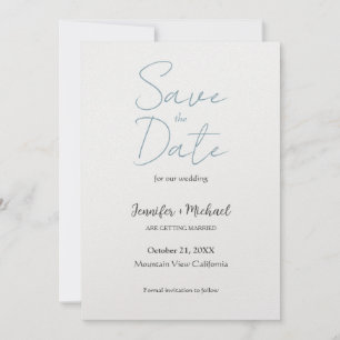 Hochzeit Ehe Minimalistische Kalligrafie Schrift Save The Date