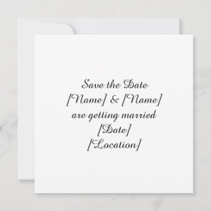 Hochzeit eines Angelfreundes mit Rute und Blumen Save The Date