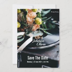 Hochzeit Einladung einfache Film Cover