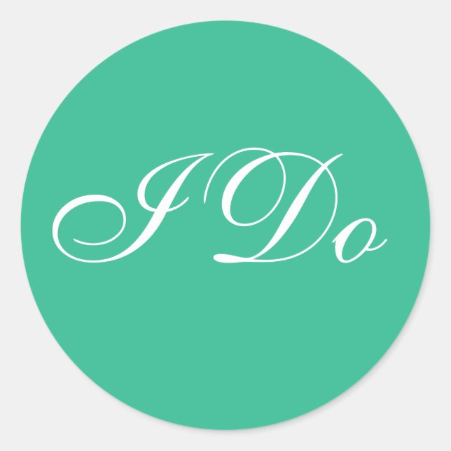 Hochzeit Einladung Mountain Wiese Runder Aufkleber (Vorderseite)