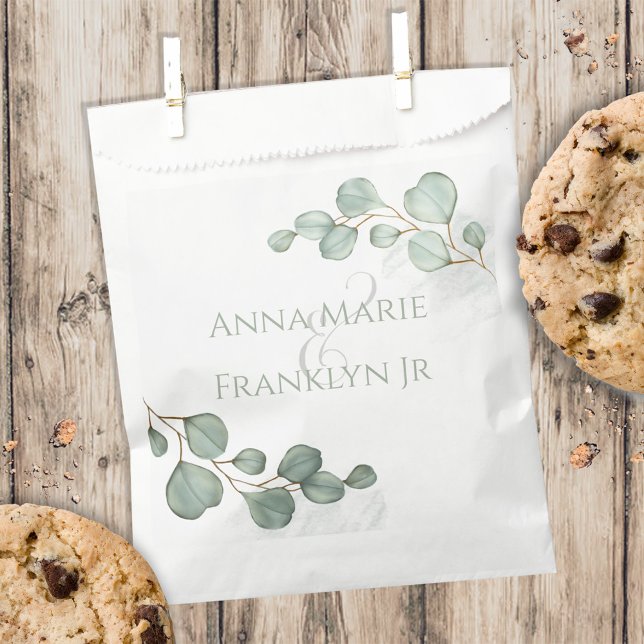 Hochzeit Elegant Candy Favors Klassische Typografi Geschenktütchen (Von Creator hochgeladen)