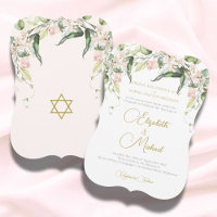 Hochzeit Elegant Chuppah Rose Grünen Jüdisch
