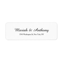 Hochzeit Elegant Klassisches Schwarz-weiß