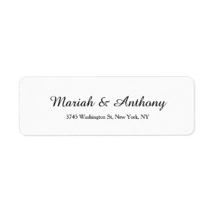 Hochzeit Elegant Klassisches Schwarz-weiß