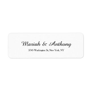 Hochzeit Elegant Klassisches Schwarz-weiß