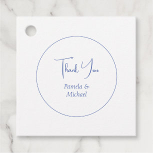 Hochzeit Elegant Minimalistisch Classical Vielen D Geschenkanhänger