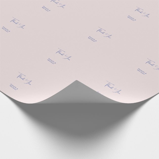 Hochzeit Elegant Minimalistisch Classical Vielen D Geschenkpapier (Ecke)