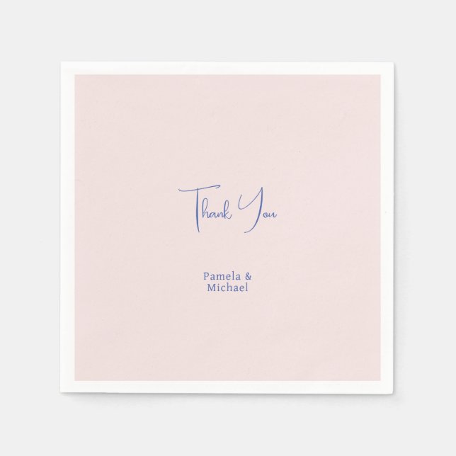 Hochzeit Elegant Minimalistisch Classical Vielen D Serviette (Vorderseite)