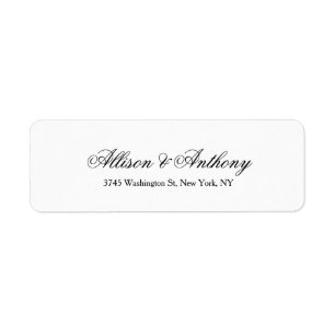 Hochzeit Elegant Minimalistisch Schwarz-weiß klass