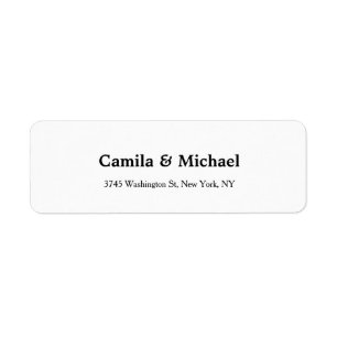 Hochzeit Elegant Minimalistisch White Schlicht
