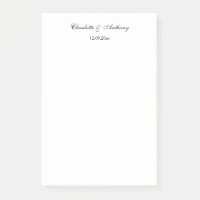 Hochzeit Eleganter Script kreativ Schwarz-weiß