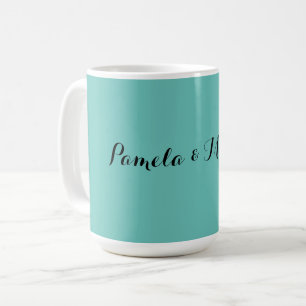 Hochzeit Elegantes Minimalistisches Klassisches Bl Kaffeetasse