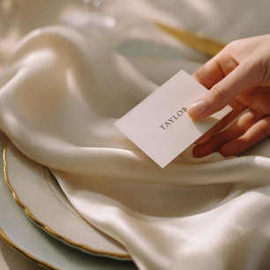 Hochzeit Empfang Mini Gast Visitenkarte 4 in 1 Ankündigung