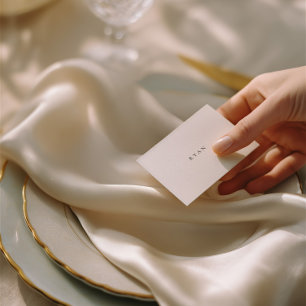 Hochzeit Empfang Mini Gast Visitenkarte 4 in 1 Ankündigung