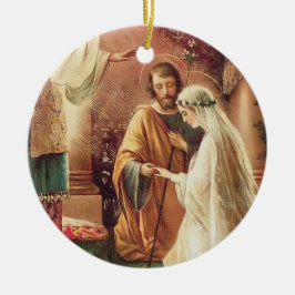 Hochzeit Erste Weihnachtszeit Katholische Keramik  Ornament