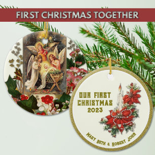 Hochzeit Erste Weihnachtszeit Katholische Keramik Ornament