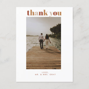 Hochzeit Foto Danke Post Card Postkarte