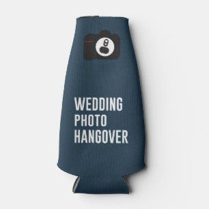 Hochzeit Foto Hangover Bierflasche Cooler Flaschenkühler