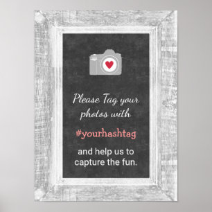 Hochzeit Fotos Instagram Social Media Hashtag Zeic Poster