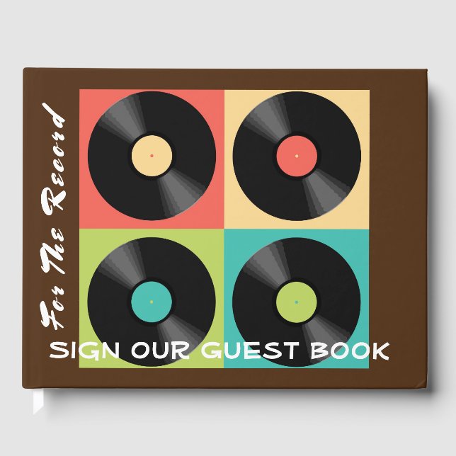 Hochzeit für die Aufzeichnung Gästebuch (Vorderseite)