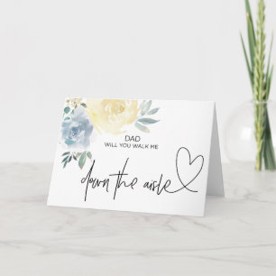 Hochzeit geht's mir auf der Aisle Bride Card runte Einladung