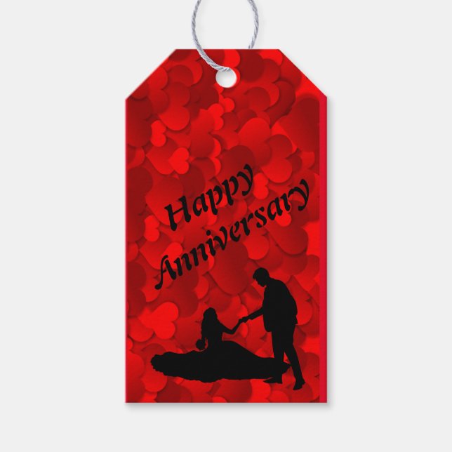 Hochzeit Geschenkanhänger (Vorderseite)