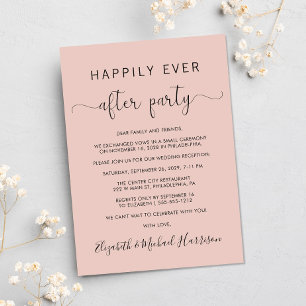 Hochzeit Glücklich Bis ans Ende der Zeit Foto Röte Einladung