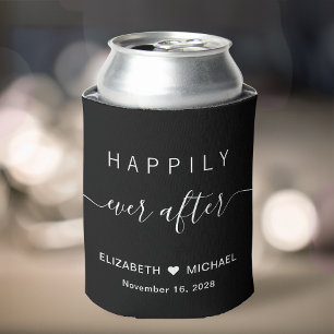 Hochzeit glücklich immer nach schwarz dosenkühler