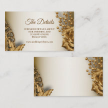 Hochzeit Golden Floral Schmetterling Vintage Detai