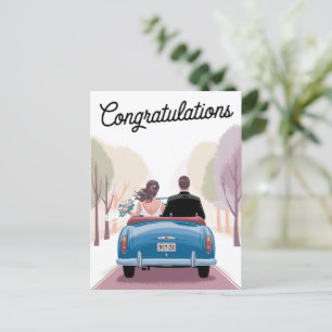 Hochzeit Husband Ehefrau Herzlichen Glückwunsch Ho Postkarte
