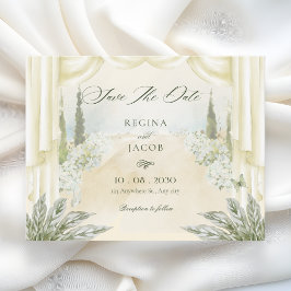Hochzeit im Blumengarten  Save The Date
