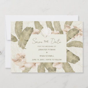 Hochzeit im Botanischen Garten Save The Date