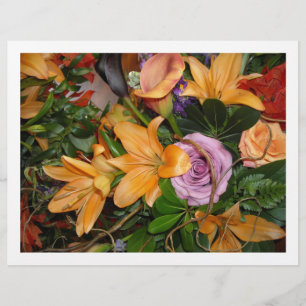 Hochzeit im Herbst Blume Flyer