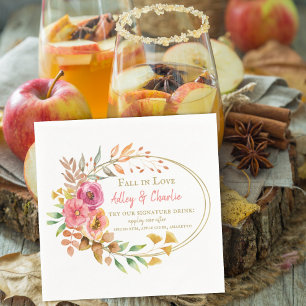 Hochzeit im Herbst-Cocktail-Servietten Serviette