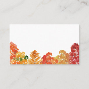 Hochzeit im Herbst der Herbstwälder Platzkarte
