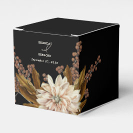 Hochzeit im Herbst des blorschwarzen Herbstes Geschenkschachtel