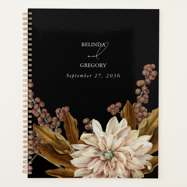 Hochzeit im Herbst des blorschwarzen Herbstes Planer (Vorderseite)