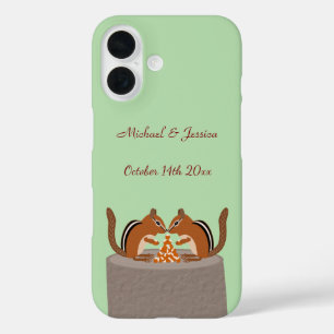 Hochzeit im Herbst für niedliche Chipsätze iPhone 16 Hülle