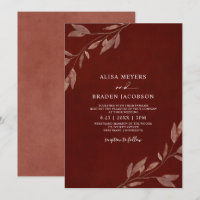 Hochzeit im Herbst Rust Herbst Blätter