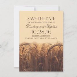 Hochzeit im Herbst Save the Date Einladungen