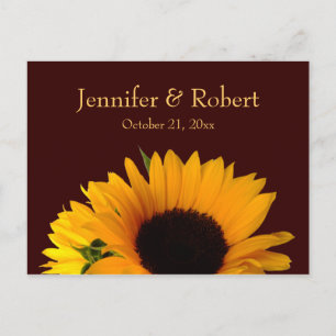 Hochzeit im Herbst UAWG Postkarte