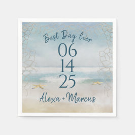Hochzeit im Meer Serviette