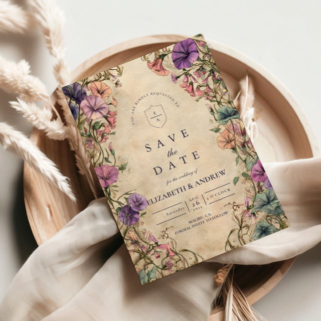 Hochzeit im Vintage Botanischen Garten Save The Date (Von Creator hochgeladen)