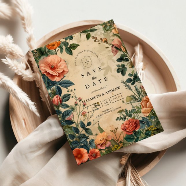 Hochzeit im Vintage-Rosengarten Save The Date (Von Creator hochgeladen)
