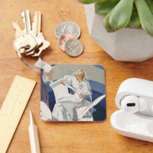 Hochzeit im Vintage-Stil, Braut im Art Deco Stil d Schlüsselanhänger