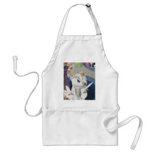 Hochzeit im Vintage-Stil, Braut im Art Deco Stil d Schürze