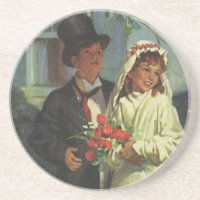 Hochzeit im Vintage-Stil, Kinder spielen Braut und